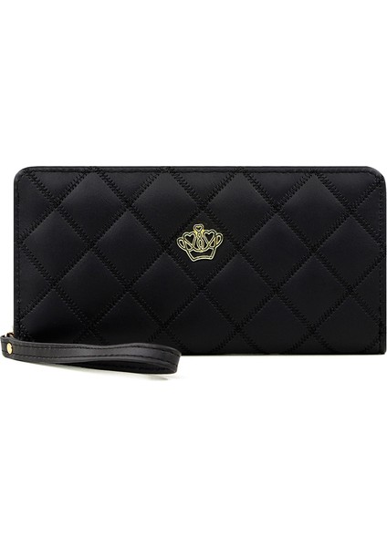 Basit Kadın Tek Çekme Çantası Çok Fonksiyonlu Büyük Kapasiteli Çok Kart Yuvası Kadın Fermuarlı Çantası (Yurt Dışından) indirimleri