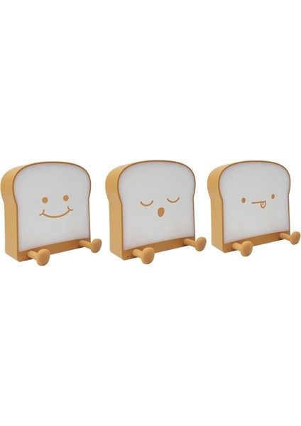 F-L-01 Tost Ekmeği Gece Lambası F-L-01 Tost Ekmeği Obur Çok Renkli (Yurt Dışından)