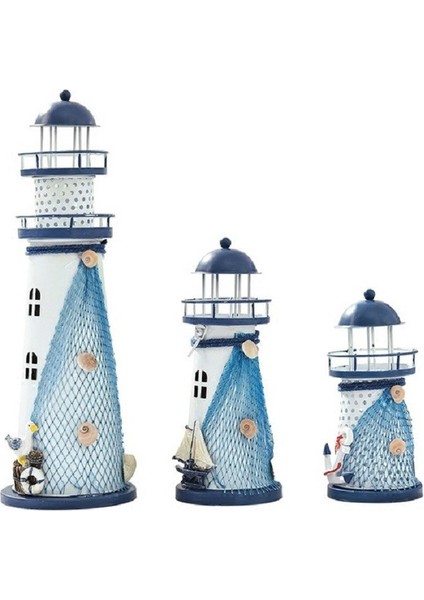 Flaş Kulesi LED Gece Lambası Orta 19CM Çok Renkli (Yurt Dışından)