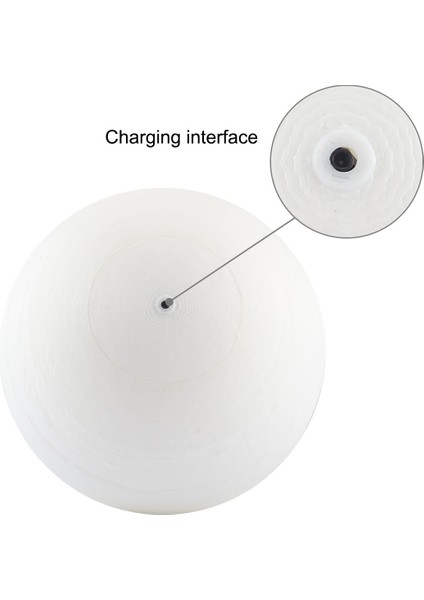 7 Renkli 3D Jüpiter Lamba LED Gece Lambası Çok Renkli (Yurt Dışından)