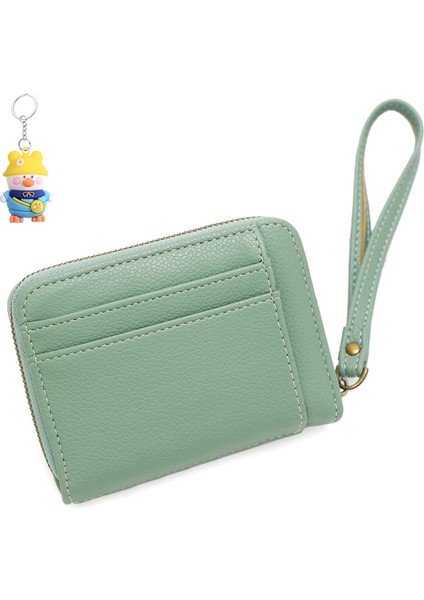 Fermuarlı Para Cüzdanı Bayanlar Kısa Mini Küçük Cüzdan Kart Paralar Anahtar Saklama Çantası Para Cüzdanı (Yurt Dışından)