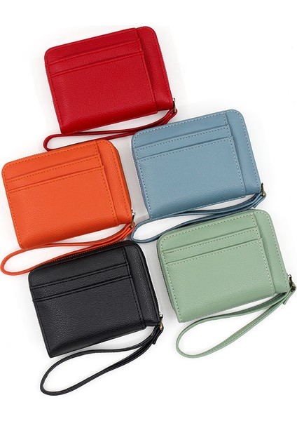 Fermuarlı Para Cüzdanı Bayanlar Kısa Mini Küçük Cüzdan Kart Paralar Anahtar Saklama Çantası Para Cüzdanı (Yurt Dışından) fiyatları