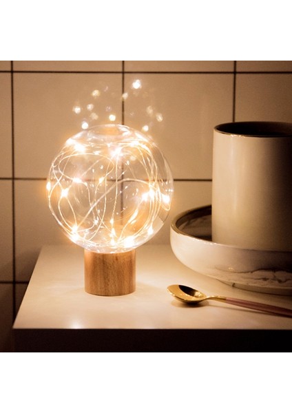 Star Moon LED Gece Lambası Yuvarlak Taban Çok Renkli (Yurt Dışından)