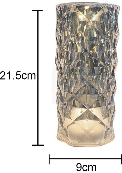 Rgb Kristal Gül Masa Lambası Uzaktan Kumanda Modeli Çok Renkli (Yurt Dışından) modelleri