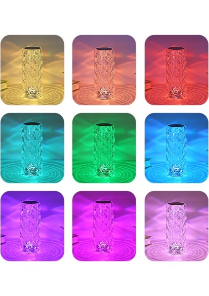 Rgb Kristal Gül Masa Lambası Uzaktan Kumanda Modeli Çok Renkli (Yurt Dışından) fırsatları