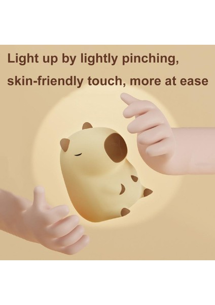 Sevimli Karikatür Guinea Pig Gece Lambası Süsleri Pat Light Çok Renkli (Yurt Dışından) fırsatları