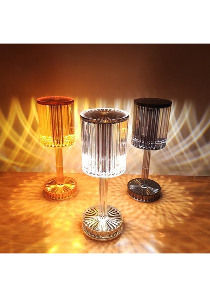 Akrilik Işık USB Şarjı (Uzaktan Kumandalı Rgb 16 Renk) Şeffaf (Yurt Dışından) fiyatları