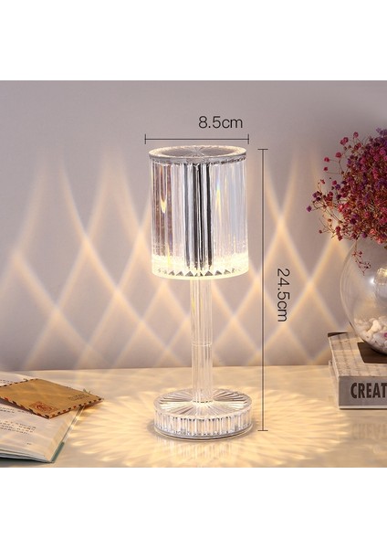 Akrilik Işık USB Şarjı (Uzaktan Kumandalı Rgb 16 Renk) Şeffaf (Yurt Dışından) modelleri