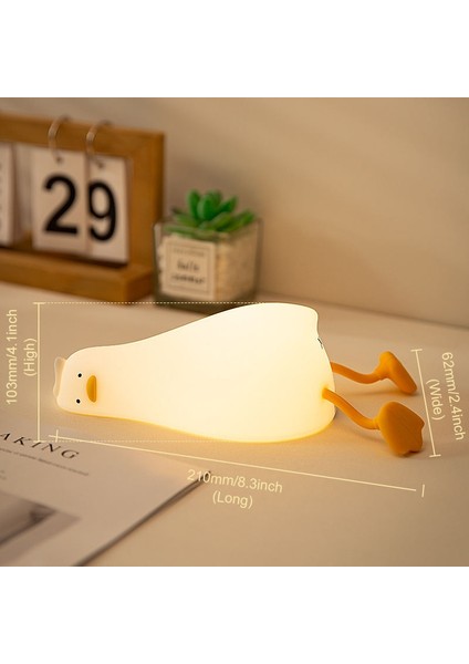 1W USB Şarjlı LED Gece Lambası Çok Renkli (Yurt Dışından)
