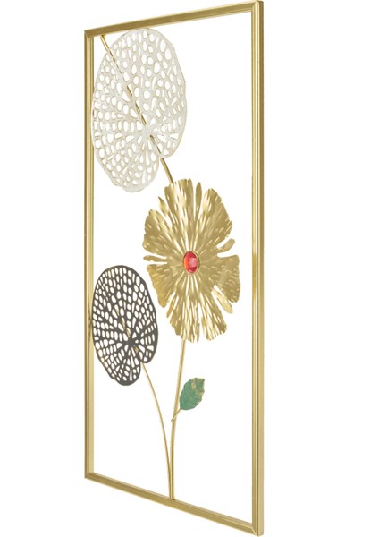 Deco Gardenya Metal Tablo - Renkli - 45X25 cm
