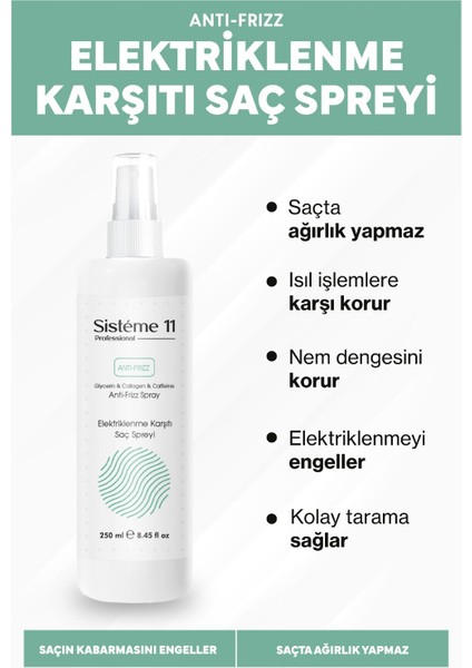Elektriklenme Karşıtı Sprey 250 ml 8684091009214