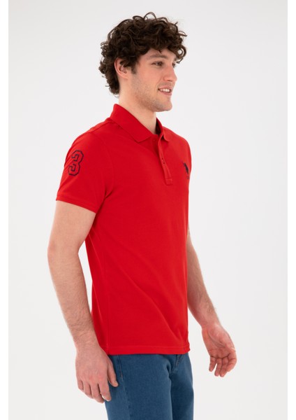 Erkek Kırmızı Tişört Basic 50284633-VR030 fiyatları
