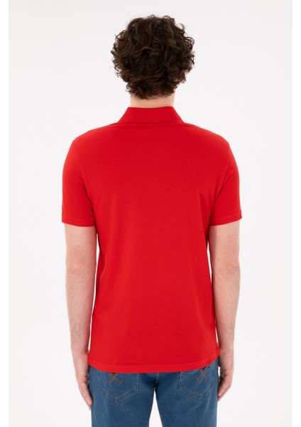 Erkek Kırmızı Tişört Basic 50284633-VR030 indirimleri