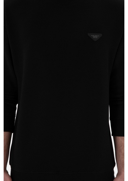 Erkek Siyah Sweatshirt 50290777-VR046