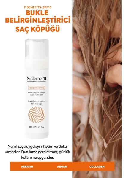 Bukle Belirginleştirici Köpük 200 ml 8684091008972