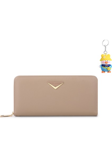 Cüzdan Kadın Uzun Kart Tutucu Kadın Uzun Clutch Çoklu Kart Yuvası Cep Telefonu Çantası (Yurt Dışından)