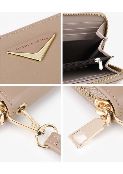 Cüzdan Kadın Uzun Kart Tutucu Kadın Uzun Clutch Çoklu Kart Yuvası Cep Telefonu Çantası (Yurt Dışından) indirimleri
