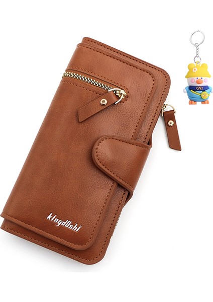Bayanlar Cüzdan Para Cüzdanı Clutch Çok Fonksiyonlu Büyük Kapasiteli Uzun Cüzdan (Yurt Dışından)