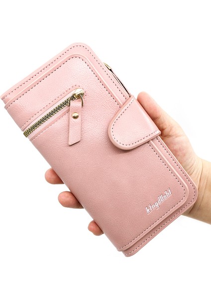Bayanlar Cüzdan Para Cüzdanı Clutch Çok Fonksiyonlu Büyük Kapasiteli Uzun Cüzdan (Yurt Dışından)