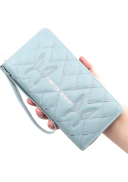 Kızlar Uzun Çanta Büyük Kapasiteli El Kayışı Çok Fonksiyonlu Cüzdan Basit Kadın Fermuarlı Çanta (Yurt Dışından) fiyatları