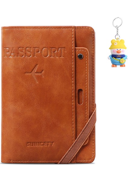 Çok Fonksiyonlu Depolama Kartı Tutucu Kimlik Pasaport Çantası Yurtdışı Seyahat Pasaport Tutucu Kapak (Yurt Dışından)