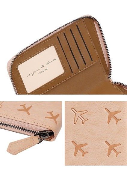 Cüzdan Fermuarlı Pasaport Çantası Seyahat Belgesi Depolama Koruyucu Kılıfı Pasaport (Yurt Dışından) indirimleri