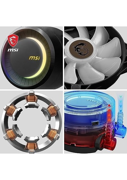 Mag Corelıquıd E360 360 mm Argb Fan Sıvı Islemcı Sogutucusu