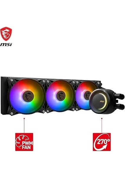 Mag Corelıquıd E360 360 mm Argb Fan Sıvı Islemcı Sogutucusu