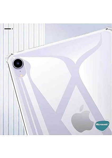 Apple iPad 10.nesil 10.9 İçin Kılıf (A2696-A2757-A2777) Shock Absorbing Kılıf Şeffaf