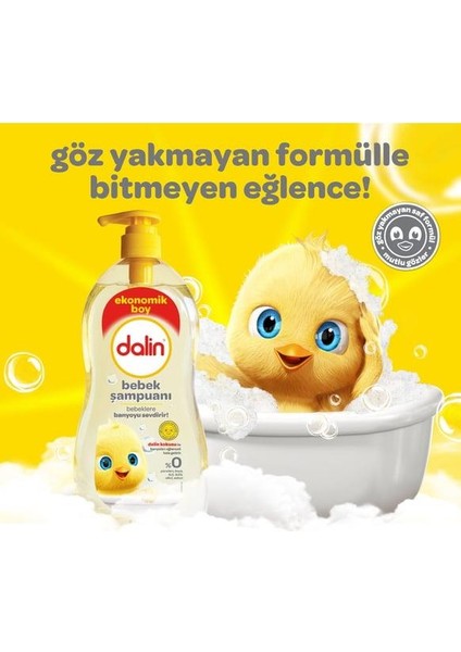 Bebek Şampuanı 900ML Klasik Pompalı Üçlü Set