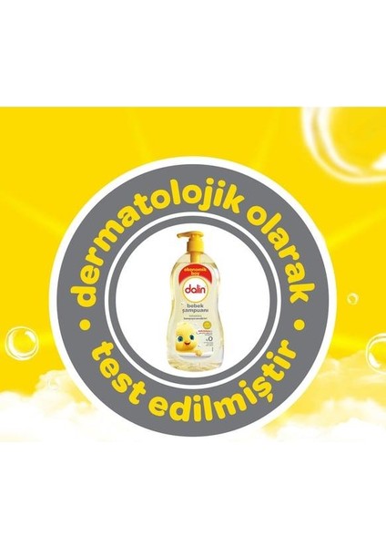 Bebek Şampuanı 900ML Klasik Pompalı Üçlü Set