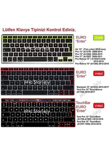 GK Creative Klavye Koruyucu Macbook Klavye Air Pro (Türkçe Q) (Eski Usb'li Model 2008/2017) ile Uyumlu Pembe Altın