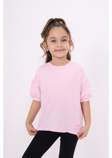 Kız Çocuk Nakışlı Tişört