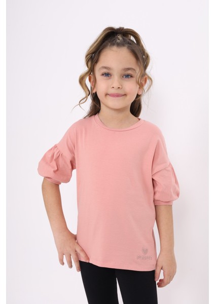 Kız Çocuk Nakışlı Tişört