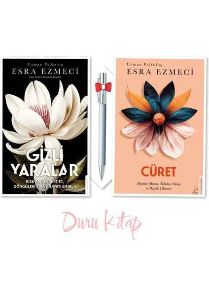 Gizli Yaralar - Cüret, Esra Ezmeci, Caprice B112 Silver Tükenmez Kalem Hediyeli