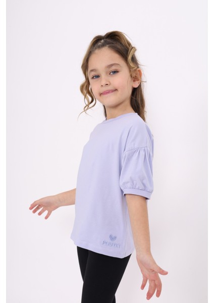 Kız Çocuk Nakışlı Tişört
