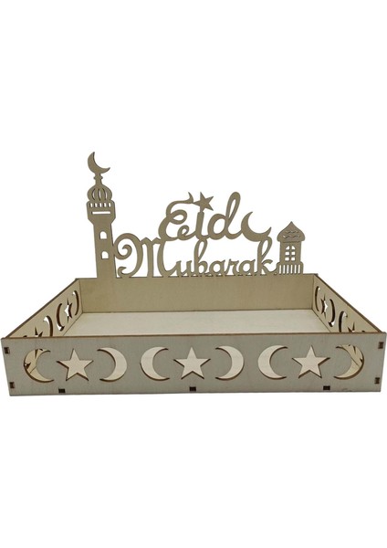 Eid Dekorasyon Ramazan Tepsisi Diy Hizmet Tepsisi I B (Yurt Dışından)