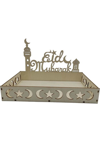 Eid Dekorasyon Ramazan Tepsisi Diy Hizmet Tepsisi I B (Yurt Dışından)