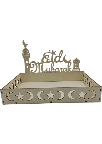Eid Dekorasyon Ramazan Tepsisi Diy Hizmet Tepsisi I B (Yurt Dışından)