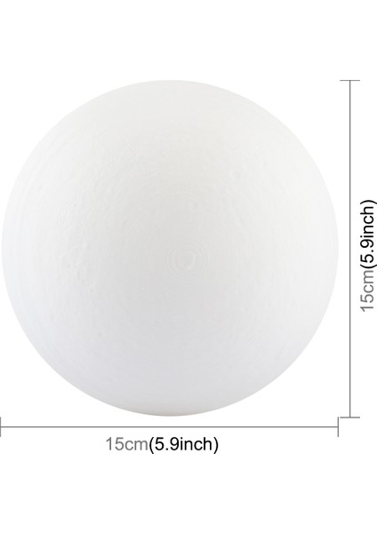 2 Renkli 3D Jüpiter Lamba LED Gece Lambası Çok Renkli (Yurt Dışından)
