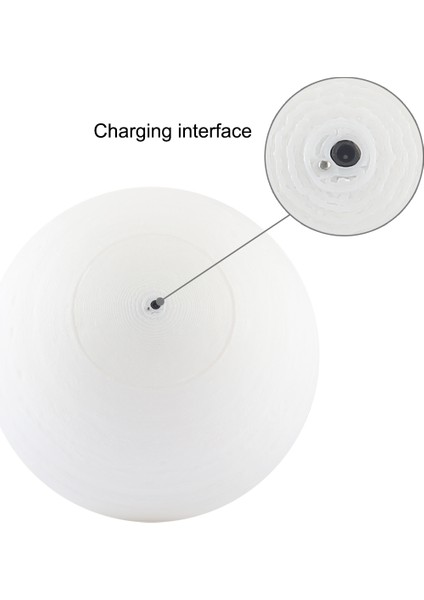 2 Renkli 3D Jüpiter Lamba LED Gece Lambası Çok Renkli (Yurt Dışından)