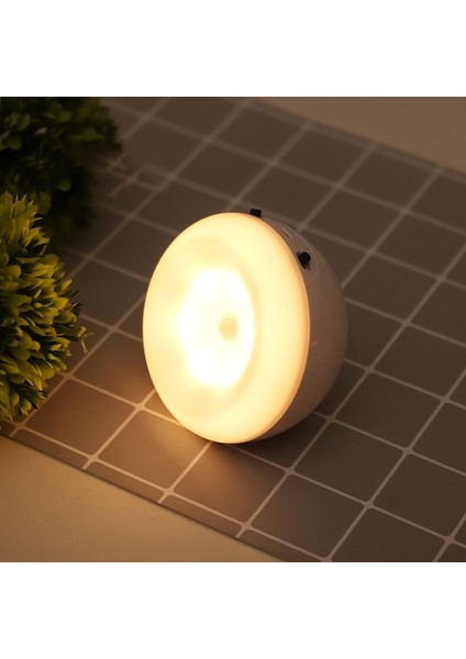 XYD-1001 Akıllı Insan Vücudu Indüksiyon LED Gece Lambası Sarı (Yurt Dışından)
