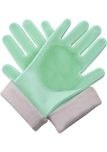 Sarsıntılı Kedi Elnleri Kedi Banyosu Çizilmez Isırık Masajı Yüzen Tüyler Çift Taraflı Mevcut Köpek Bakımı (Yurt Dışından)