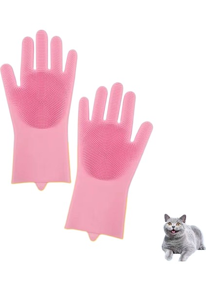 Silikon Pet Banyo Elni Çizilmez Isırmaz Temizlik Yaşam Tarzı Ürünleri (Yurt Dışından)