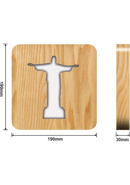 FS-T1971W Jesus Pastor Masa Gece Lambası Beyaz (Yurt Dışından) modelleri