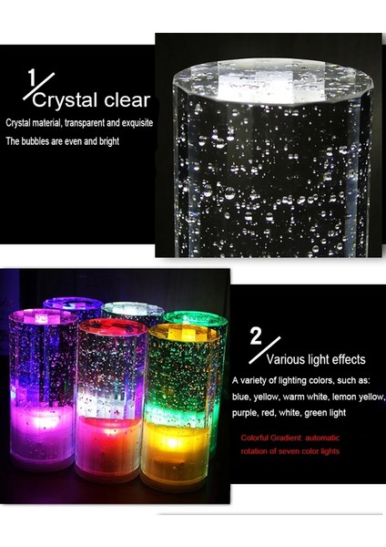 LED Kristal Dekoratif Işık Beyaz Çok Renkli (Yurt Dışından) modelleri