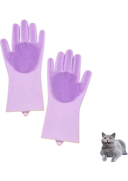 Silikon Pet Banyo Elni Çizilmez Isırmaz Temizlik Yaşam Tarzı Ürünleri (Yurt Dışından)