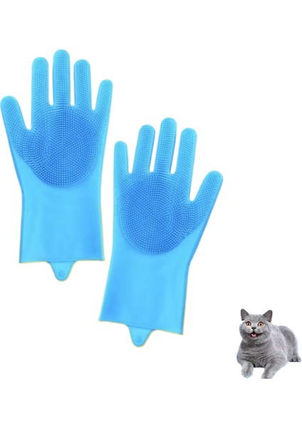 Silikon Pet Banyo Elni Çizilmez Isırmaz Temizlik Yaşam Tarzı Ürünleri (Yurt Dışından)