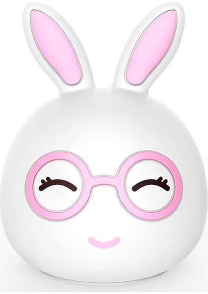Happy Rab Gece Lambası, USB Şarj Versiyonu Pembe (Yurt Dışından)