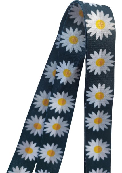 Siyah Papatya Kart Askısı Yaka Kartı Boyun Askı Ipi Telefon Askısı fiyatları